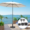 Parasol Base Replacement Screw 2 Pcs Garden Parasol Base Stand