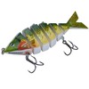 BASSDASH Bone Swimbait Multi Jointed Hard Fishing Lure for Bass