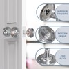 Bwintech 1 Set Beehive Mortice Door Knobs,Chrome Finishing Pull Door