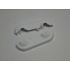 Simplex Double Rosette Plastic Flat Design 10 - 22 mm