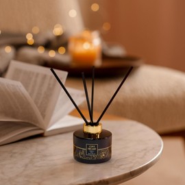 Loris Niche Reed Diffuser, Home Fragrance, Odor Eliminator, Fruity Spicy Scent, Glass, Long Lasting 150ml/4.08fl oz