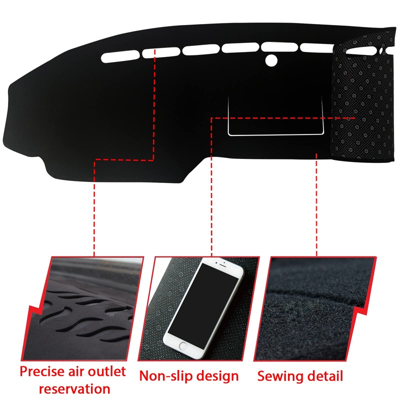 Dashboard Dash Board Cover Mat Pad Carpet Non-Slip Custom Compatible