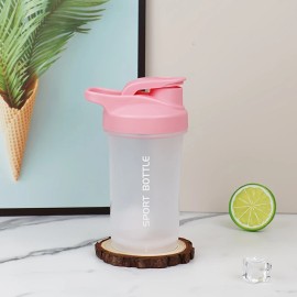 New Protein Shaker Bottle, High-Aesthetic Shaker Cup for Men and Women, Fitness Water Bottle, Outdoor Sports Water Bottle,color: Black, capacity: 300ml