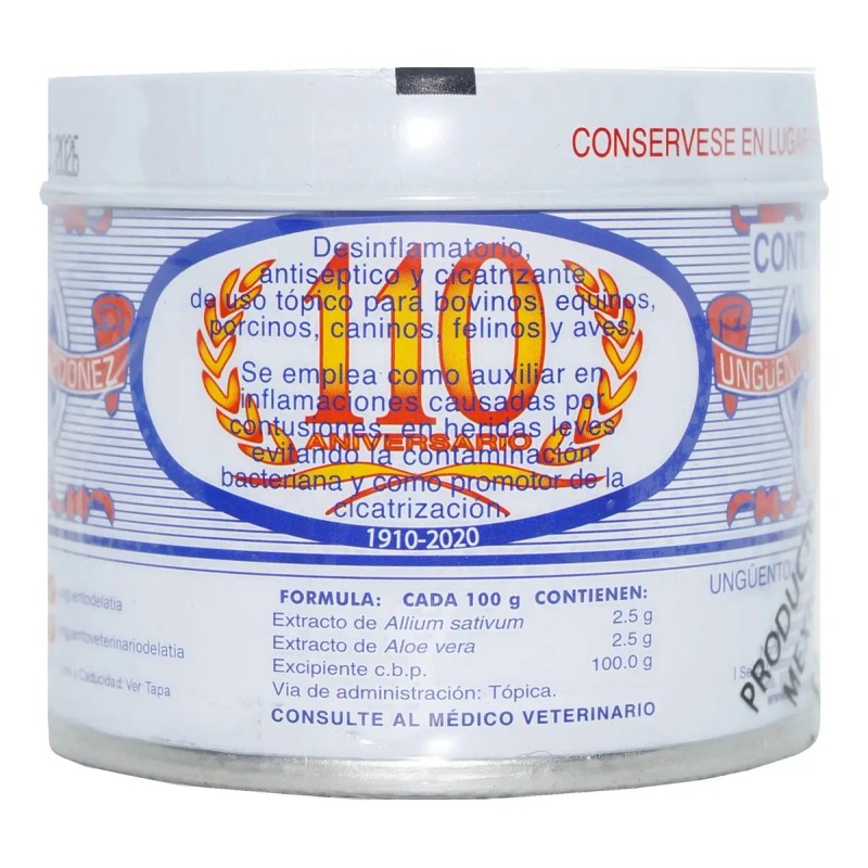Ungüento Veterinario De La Tía Pomada 125 G