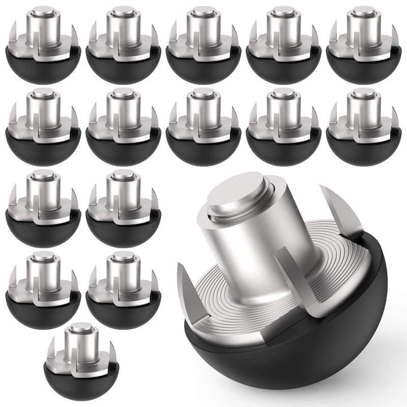 ZDRU 16 Pcs M8 x 1.25 Adjustable Furniture Leveling Feet
