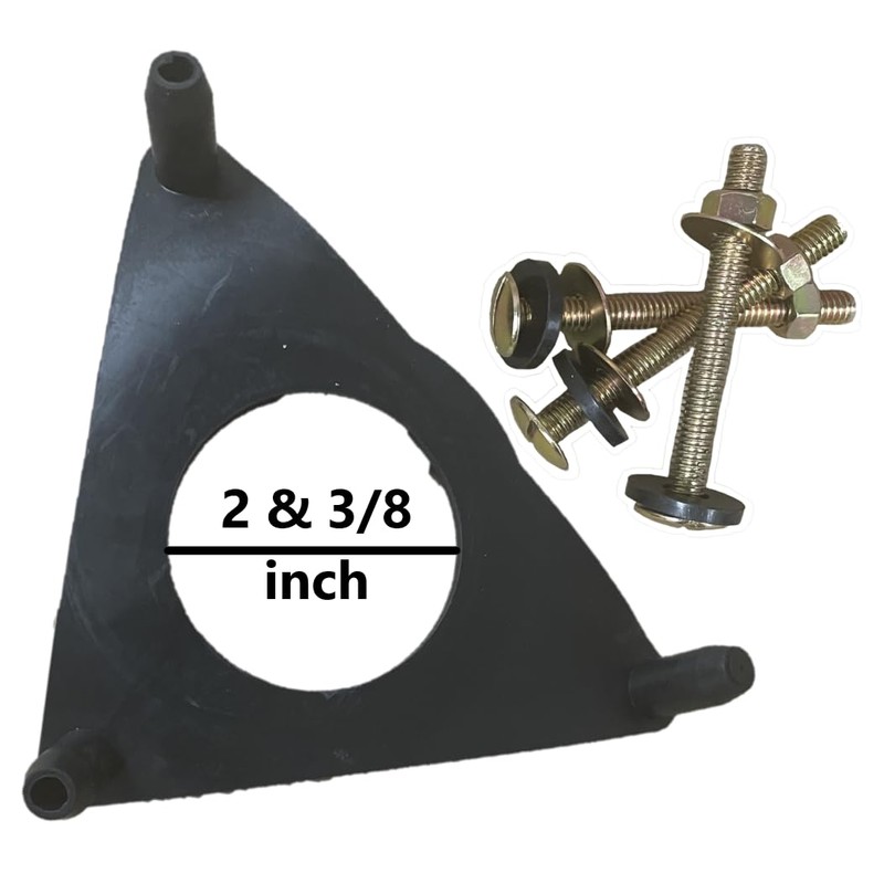 Kohler compatible Triangle Gasket with Bolts for 2-inch Flush Valve