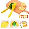 Exprimidor de Limones, 2 en 1 Manual Lemon Squeezer, Exprimidor