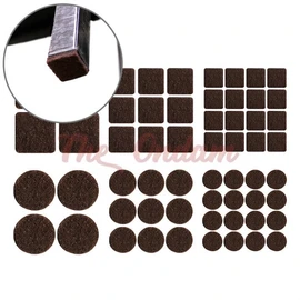 The Ondam Noise-Damping Felt Pad for Floor Protection, Dent Prevention, and Vibration Control (Round/Brown) Large 2ea