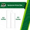 Sprayman Insulating Plastic Straw Tubes - Pack of 6 -