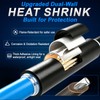 ROADPLUM 4:1 Adhesive Lined Heat Shrink Tubing Kit, 650 PCS