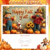 Happy Fall Y'all Backdrop Banner Fall Party Decorations Extra Large