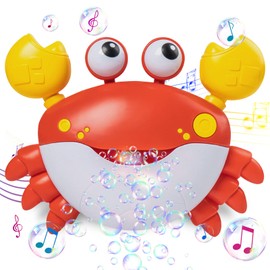 Baby Bath Toy, Crab Bath Toy Bubble with Music USB Charging, Bath Toy Baby from 1 2 3 4 5 Years, Water Toy Bath Toy Children, Gifts for Boys and Girls