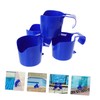 KONTONTY 4pcs Above Ground Pool Cup Holder Blue Pool Drinks