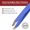 Venus by Regine Slant Tweezers - Handmade Precision Tool for