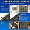 MICTUNING Heavy-Duty Aluminum RV Screen Door Protector Grille – Adjustable