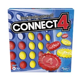 Hasbro Gaming Connect 4 Classic Grid, 4 in a Row Game, Strategy Board Games for Kids, 2 Players for Family and Kids, Easter Gifts for Boys and Girls, Ages 6+