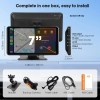 Haudio 7" Portable Wireless CarPlay & Android Auto Car Stereo