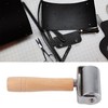 DIY Leather Handwork Smoother 35mm Leather Roller Tool Leathercraft Edge