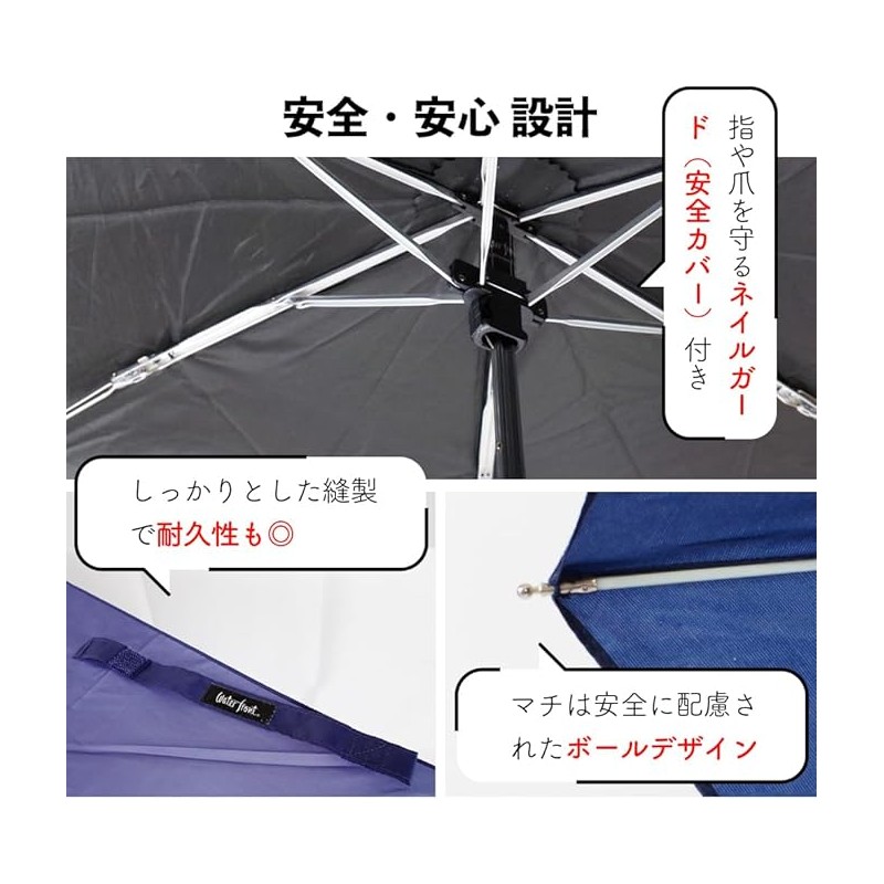 Water Front Ultra Slim Folding Umbrella Pocket Flat 50 –