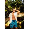 Lzzidou Men's Swim Trunks Quick Dry Hawaiian Board Shorts Lined