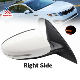 evmotors Right Passenger Power Mirror For Kia Optima 2011-2013 W/Turn Signal Light 5 Pin