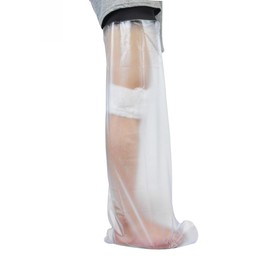 AIMALL Adult Waterproof Leg Cast Cover - Long Leg Protective Case for Showers, Postoperative Care, and Moisture Protection (Fits Up to 10-Inch Diameter)