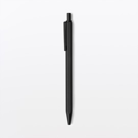 MUJI Aluminum Hex Ballpoint Pen, Black, 0.7mm, Needle Type 23079945