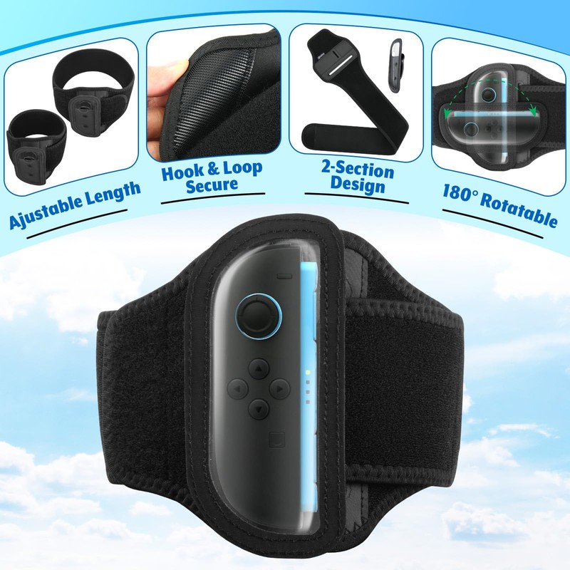 Easecos Controller Leg Band Leg Strap Compatible with Switch 2