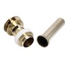 Pop Up Basin Drain Copper G1/4 Brushed Gold Corrosion Resistant