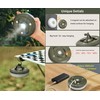 Camping String Lights,Camping Essentials Gear 32.8FT Lamp Lights Waterproof, 4