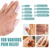 Mxxipp 10pcs Gel Finger Sleeves, Breathable Silicone Finger Support Protectors,
