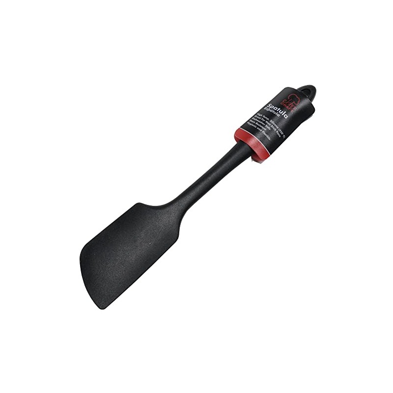 Chef Craft Premium Silicone Angled Spatula, 11 inch, Black