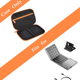 Hard Travel Carrying Case for ProtoArc XK01 Foldable Bluetooth Keyboard, EVA Protective Bag Compatible with XK01 Folding Wireless Portable Keyboard(Case Only)