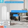 TUYA Smart Door/Window Sensor, Wireless Window Sensor, Real-time Alarm, Compatible