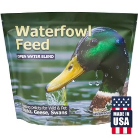 Natural Waterscapes Waterfowl Feed (5 lb) Floating Duck Food | for Wild Ducks, Pet Ducks, Geese, Swans