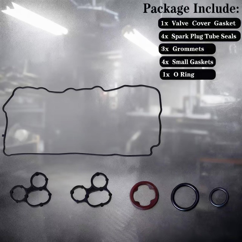 Satiooog VS50825R Valve Cover Gasket Set, Toyota/Lexus 2.5L 2.7L