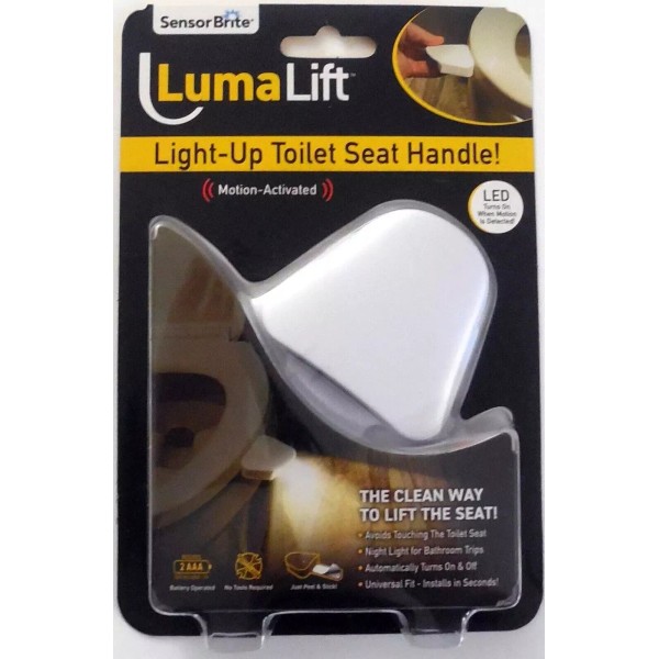 Sensor Brite LumaLit Wireless LED Lighted Night Light Bulb Toilet