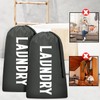 2 Pack XL Travel Laundry Bag, Heavy Duty Dirty Machine