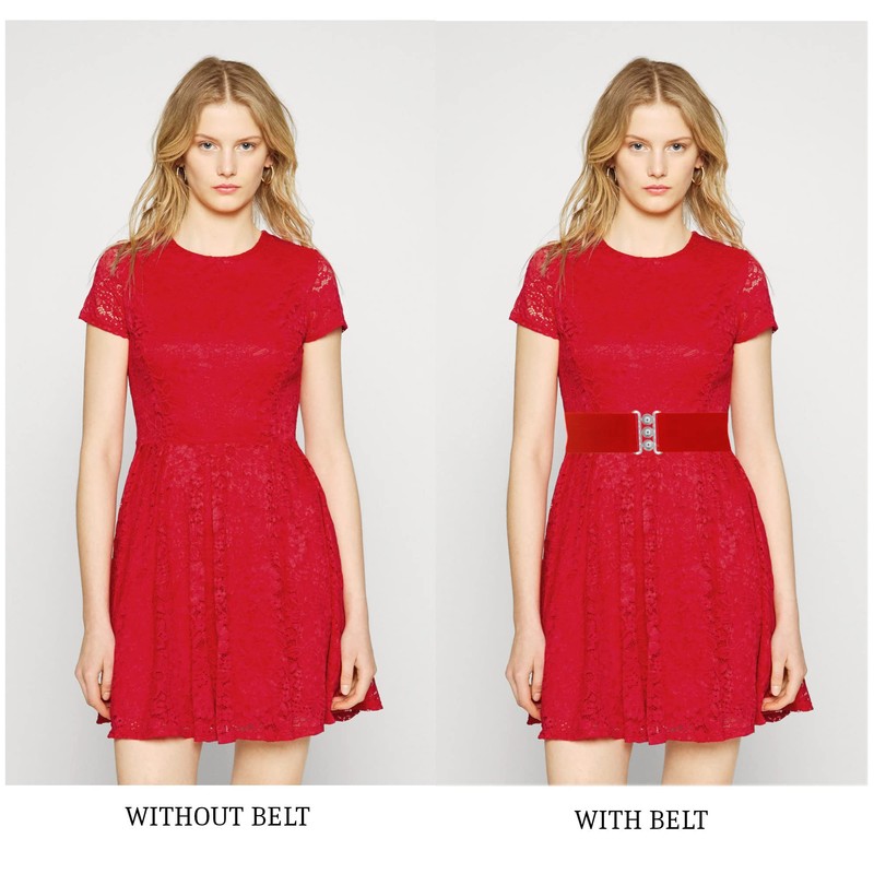 Van Der Rich ® - Wide Elastic Belt with Buckle
