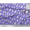 Soimoi Purple Moss Georgette Fabric Penguin Ocean Print Fabric by