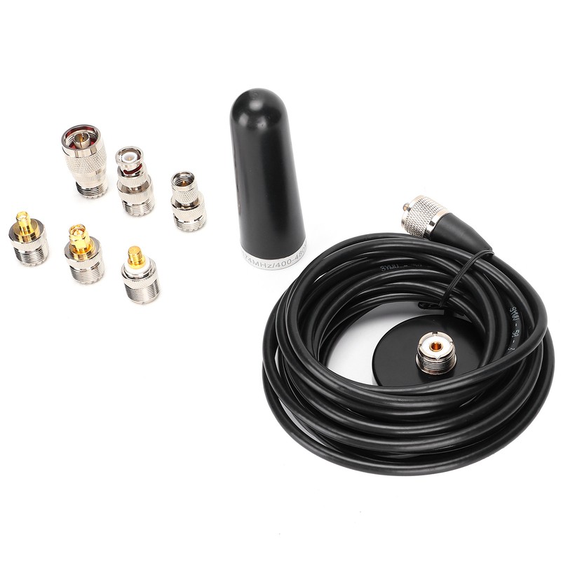 Mini Car Antenna Dual Frequency Antenna Accessories with 5m Feeder
