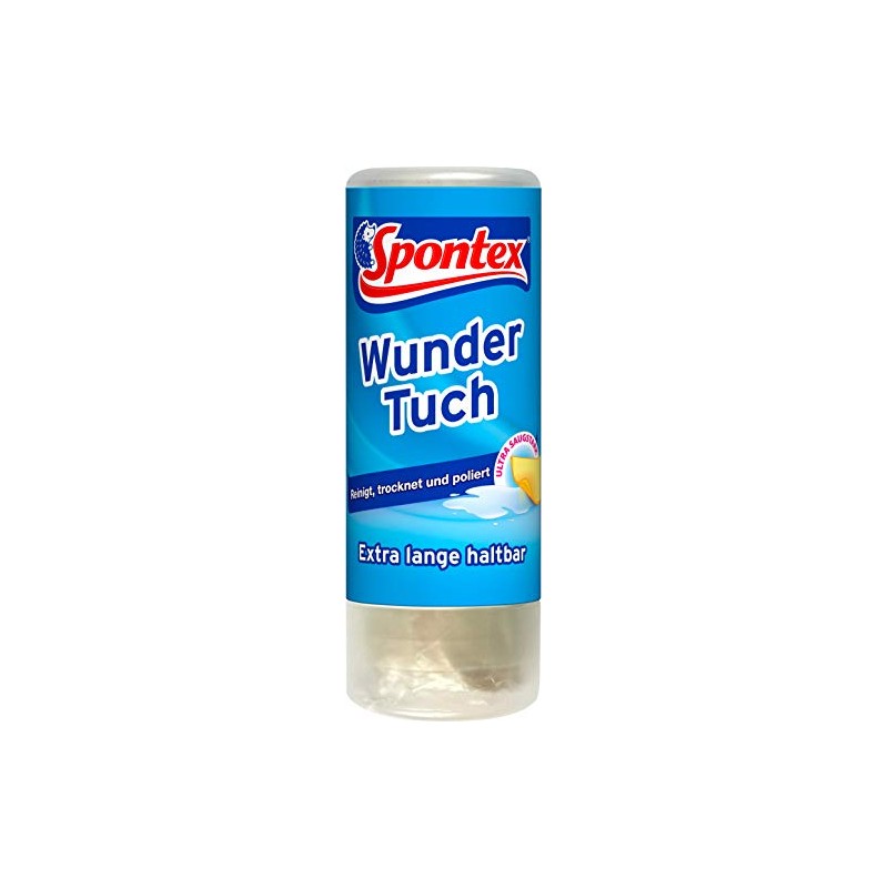Spontex Miracle Cloth, High Water and Dirt Absorption, Ideal for
