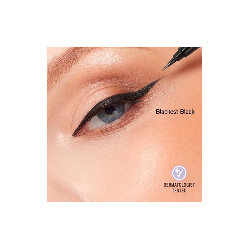 Physicians Formula Eye Booster Waterproof Ultra-Fine Liquid Eyeliner Blackest Black