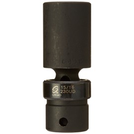 Sunex 230ud 1/2-Inch Drive 15/16-Inch Deep Universal Impact Socket