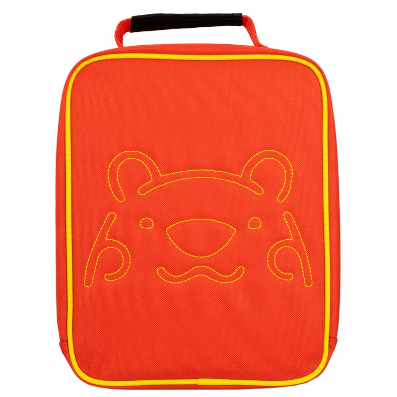Harry Bear Kids Lunch Bag Fire Engine Red