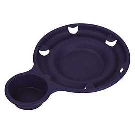 Pearl Metal D-6365 Camping Multi Plates, Set of 3, Blue, Navy, White, Width 12.8 inches (32.5 cm), Picnic, Outdoor, Picture Generation, Made in Japan