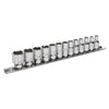Sealey AK2746 Lock-On Socket Set, 1/4" Square Drive, 6PT Metric, 13 Pieces