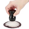 2PCS Men Portable Synthetic Nylon Beard Brush Salon Face Cleaning