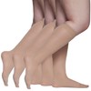 Berkshire womens 3 Pairs Opaque Trouser Pantyhose With Sandalfoot Toe
