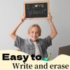 A4 Wooden Frame Chalkboard Set - 3 Slate Boards for